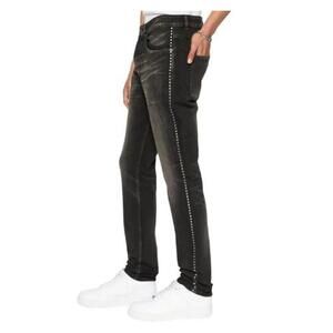 Ksubi Chitch Tarr Studded Taapered Jeans - 34